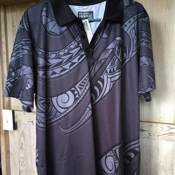 Born Hawai’i men’s polo - Picture 1 of 5